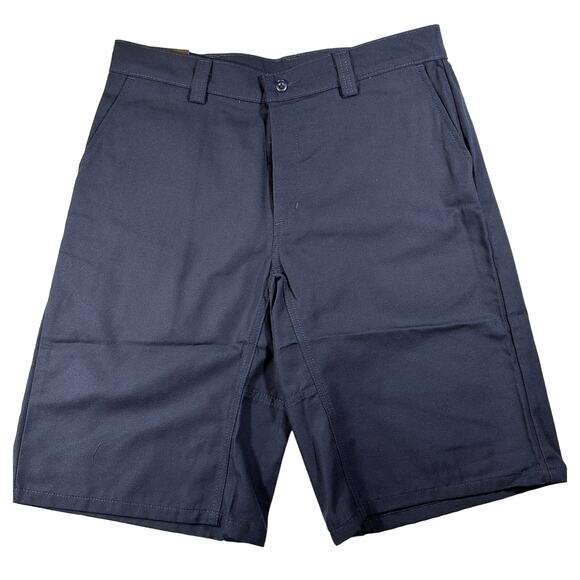Wrangler Other - Wrangler Workwear Mens Size 34x12 Shorts Gusset Inseam Navy Flat Front